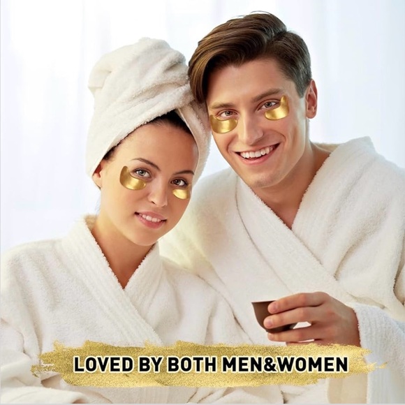 20 Pack- Gold Under Eye Patches with 24K Nano-active Gold - Picture 5 of 6